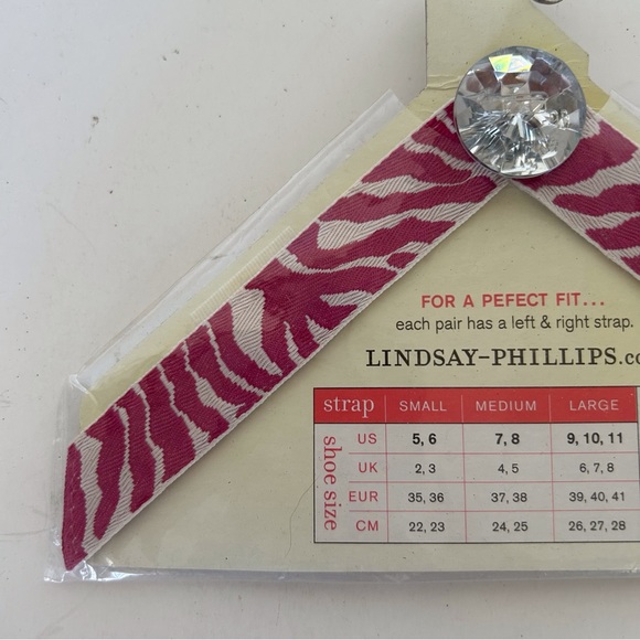 LINDSAY PHILLIPS SWITCH FLOPS NWT SIZE LARGE 9/10/11 - Picture 7 of 11